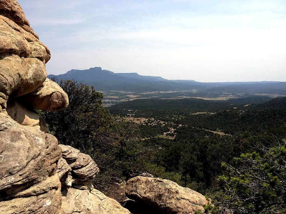 Located within Fishers Peak State Park, this rock formation offers a breathtaking view of the valley.